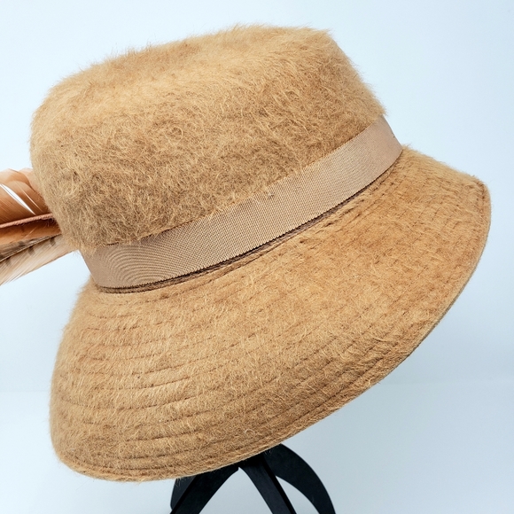 Winner Brand Vintage Tan Fashion Hat Womens 22 - Picture 5 of 9